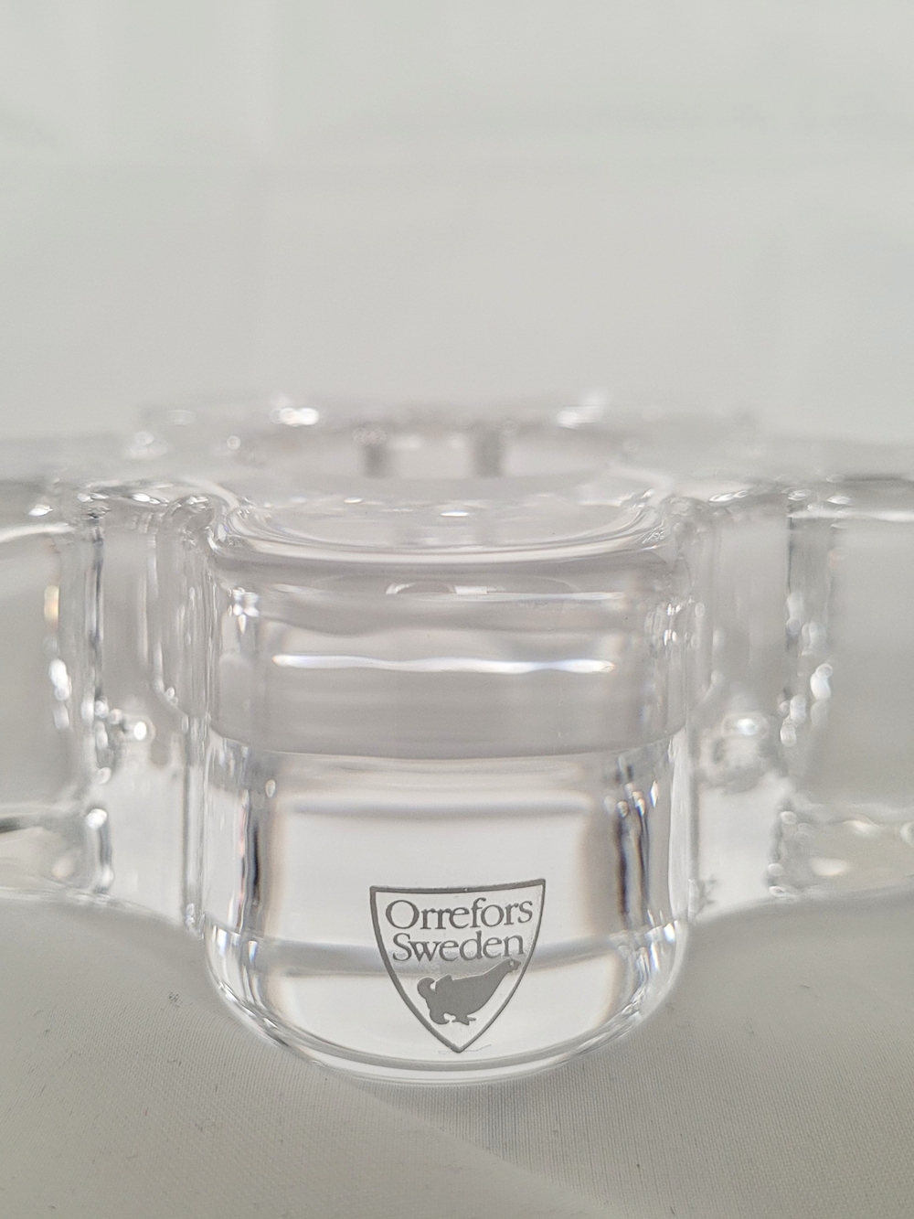 Orrefors Summertime Crystal Votive Holder Erika Lagerbielke Sweden - Picture 3 of 6